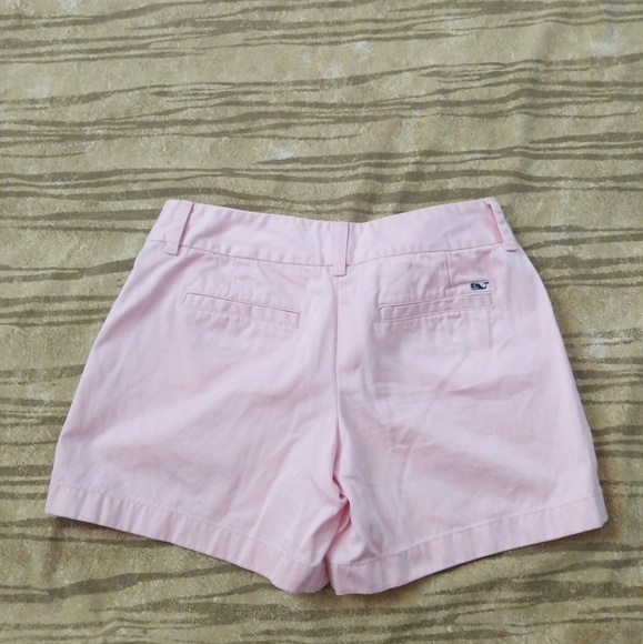 Vineyard Vines Light Pink Classic Logo Shorts - Size 0 - Picture 5 of 6